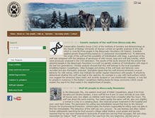 Tablet Screenshot of polishwolf.org.pl